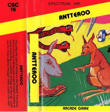 Antteroo box art for ZX Spectrum